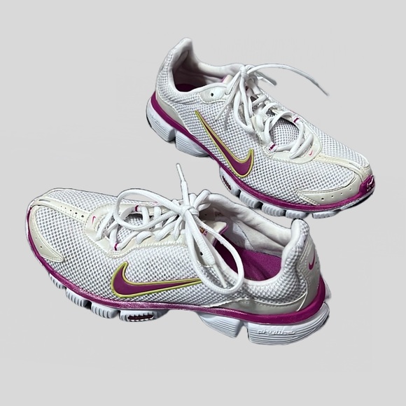 Nike Zoom Phylite Running Cross Country Trainer Shoe Size 8.5 White Pink - Picture 1 of 7
